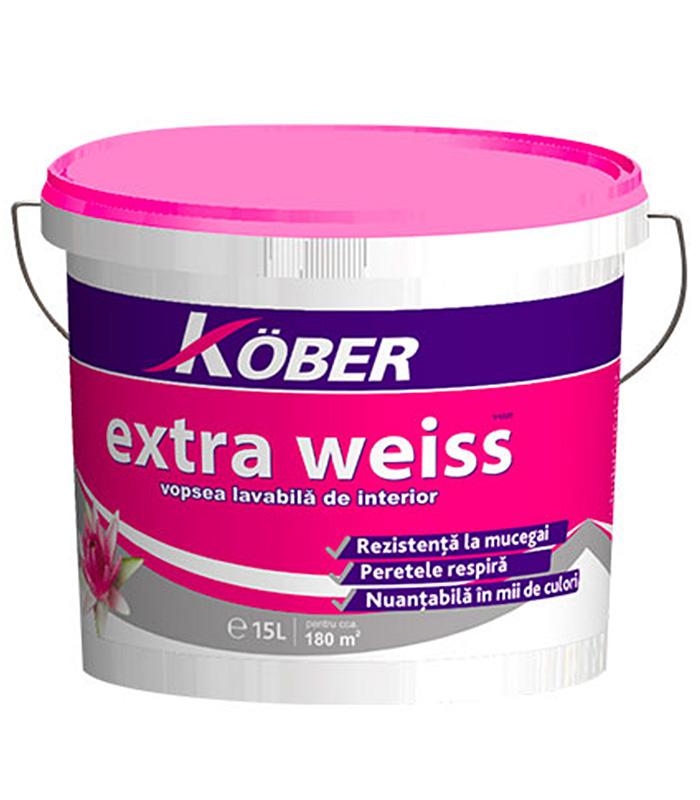 Kober Extra Weiss lavabila interior