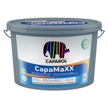 Lavabila de interior Caparol CapaMaxx este o vopsea lavabilă cu beneficii maXXime. Cea mai albă vopsea Caparol. Capacitate recipiente standard: 9 L, 15 L.